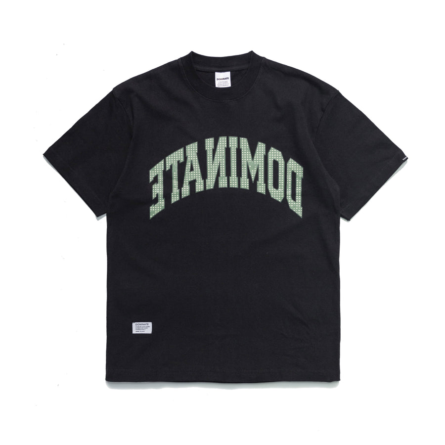 CAMO REVERSE ARC TEE BLACK