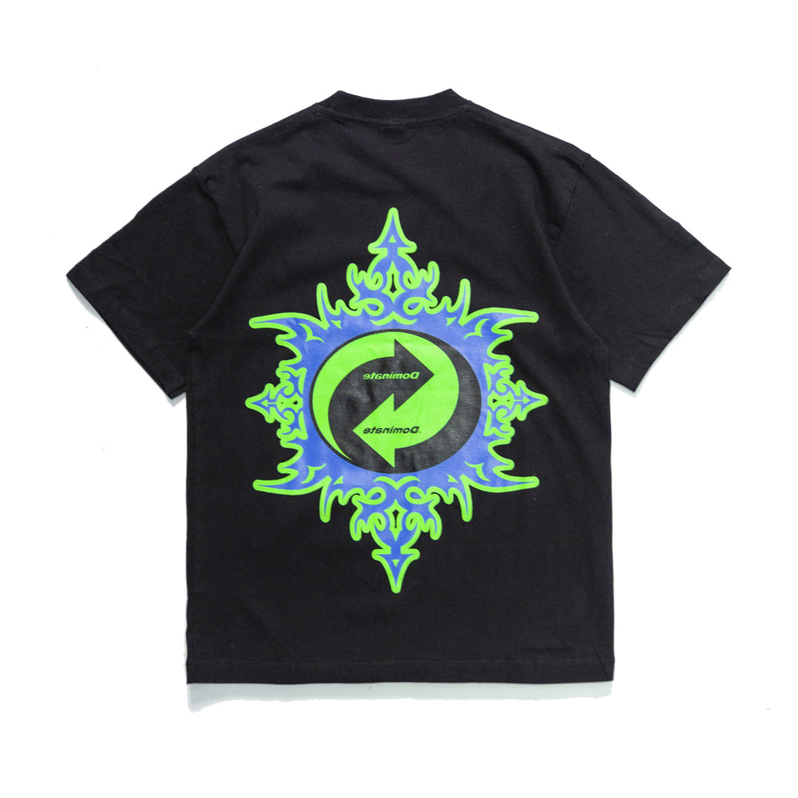 ELECTRIC TRIBAL TEE BLACK