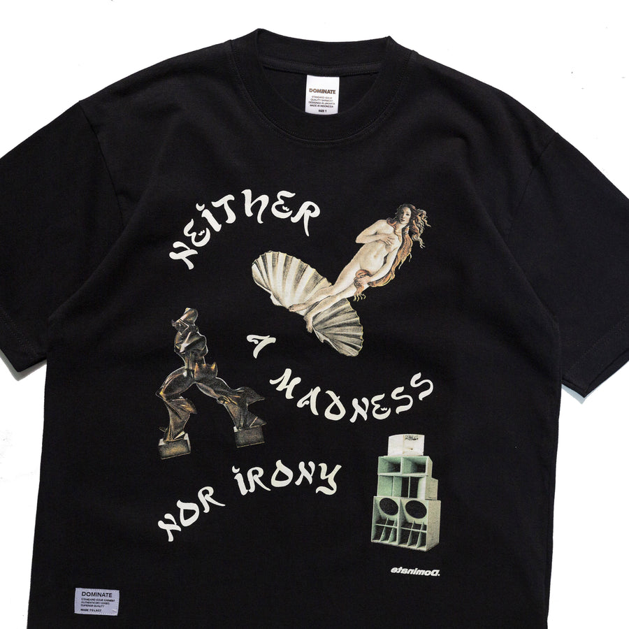 MADNESS & IRONY BLACK TEE